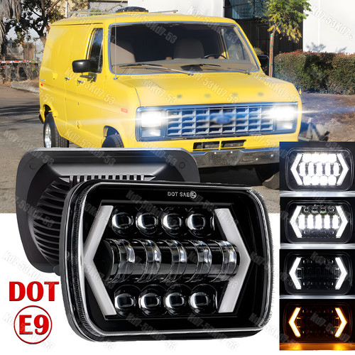 7x6 5x7 led headlight hilo - 7x6",